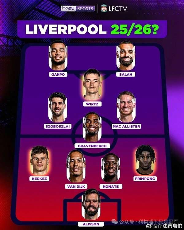 英超军备竞赛白热化：红军蓝月新季首发阵容大猜想