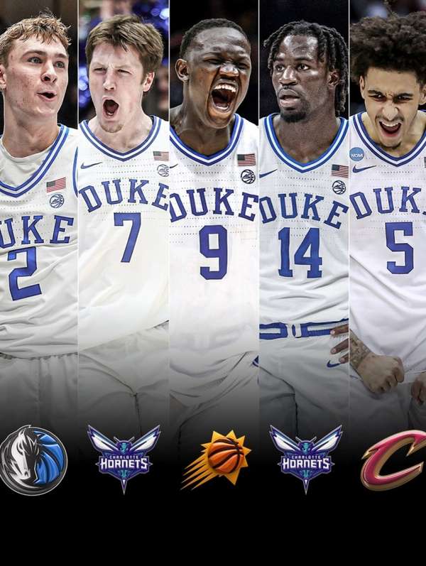 杜克五虎闪耀选秀夜 创校史首次全员NBA登陆纪录